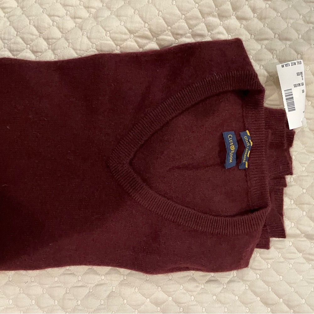 GAP Burgundy V-Neck Sweater